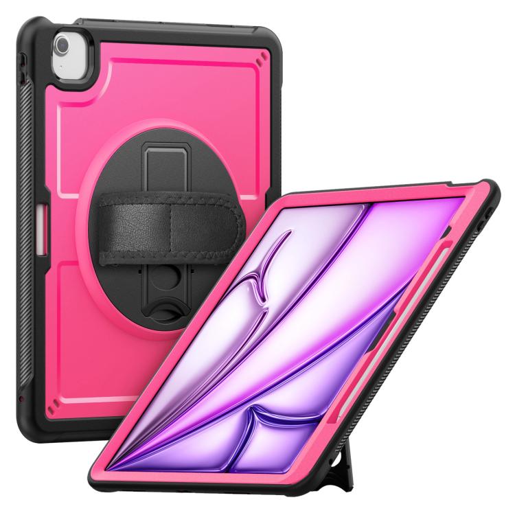Hand Grip Turntable Stand Tablet Case, For iPad 11th Gen 2025 A16 case