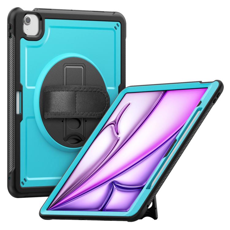 Hand Grip Turntable Stand Tablet Case, For iPad 11th Gen 2025 A16 case
