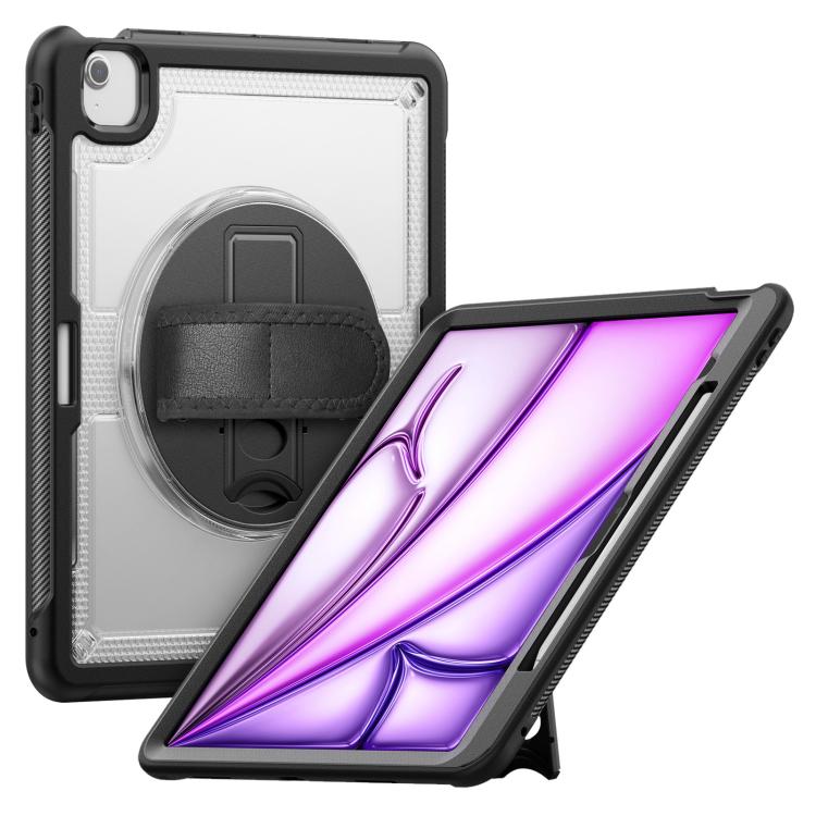 Hand Grip Turntable Stand Tablet Case, For iPad 11th Gen 2025 A16 case