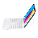 iPad 11th Gen Magic Folio Ultra-thin RGB Backlight Touchpad BT Keyboard Leather Case