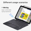 iPad 11th Gen Magic Folio Ultra-thin RGB Backlight Touchpad BT Keyboard Leather Case