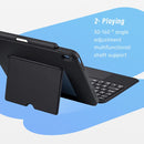 iPad 11th Gen Magic Folio Ultra-thin RGB Backlight Touchpad BT Keyboard Leather Case