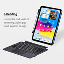 iPad 11th Gen Magic Folio Ultra-thin RGB Backlight Touchpad BT Keyboard Leather Case