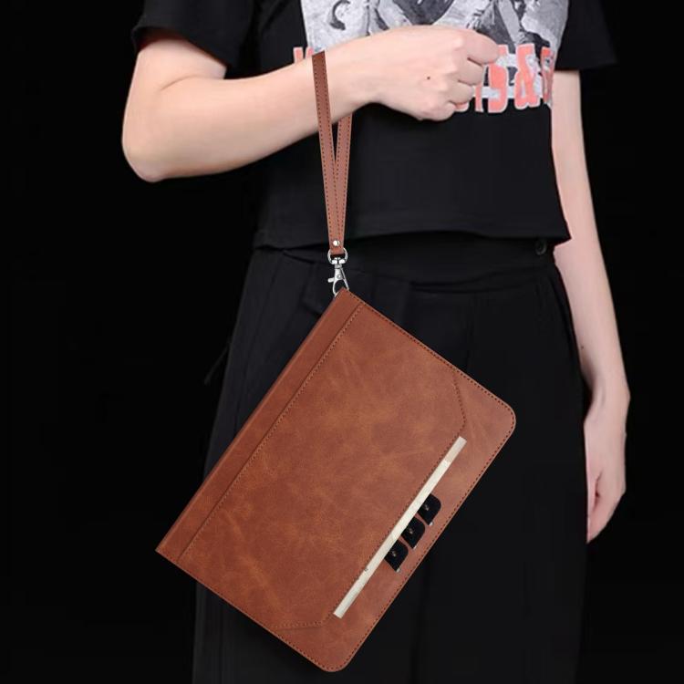Multifunctional Wristband Leather Smart Tablet Case, For iPad 11th Gen 2025 A16