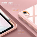 Marble Pattern Crystal Acrylic Smart Tablet Leather Case with Pen Slot, For iPad 11th Gen 2025