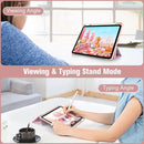 Marble Pattern Crystal Acrylic Smart Tablet Leather Case with Pen Slot, For iPad 11th Gen 2025