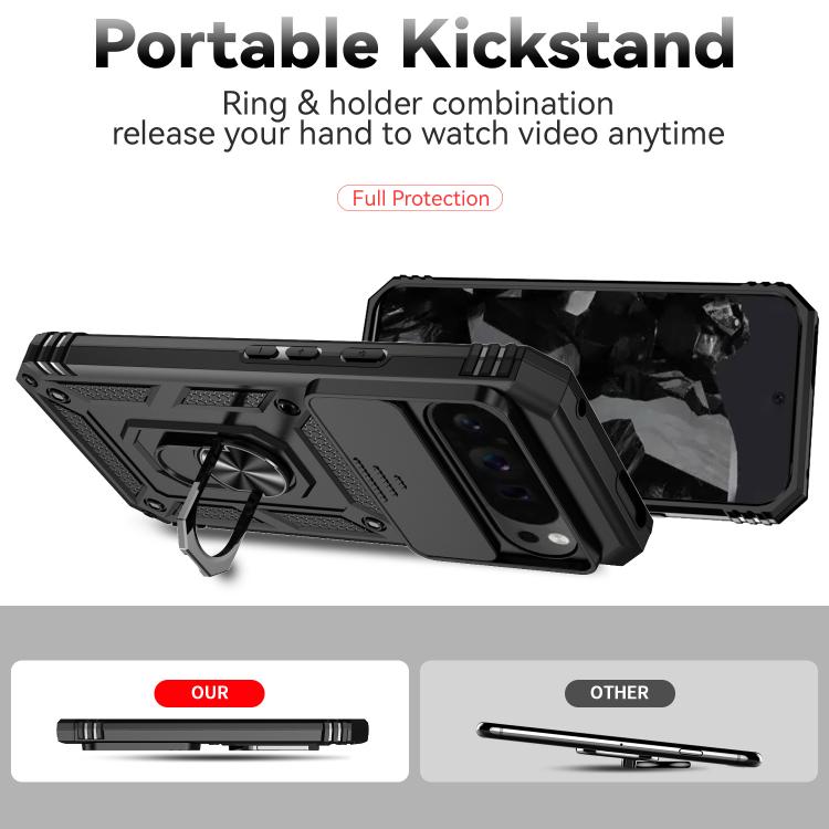Sliding Camshield Holder Phone Case, For Google Pixel 9 Pro XL
