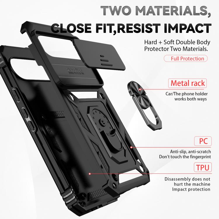 Sliding Camshield Holder Phone Case, For Google Pixel 9 Pro XL