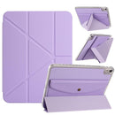 Back Wallet Y-Fold Deformation Leather Smart Tablet Case, For iPad 11th Gen 2025 A16