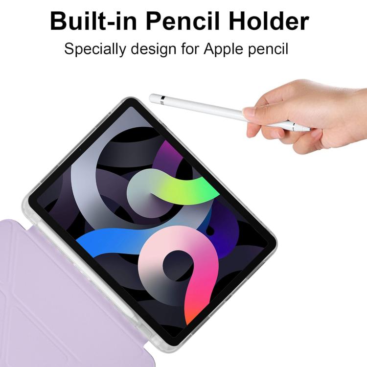 Back Wallet Y-Fold Deformation Leather Smart Tablet Case, For iPad 11th Gen 2025 A16
