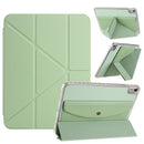 Back Wallet Y-Fold Deformation Leather Smart Tablet Case, For iPad 11th Gen 2025 A16