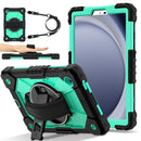Contrast Color Robot Silicone Hybrid PC Tablet Case, For Samsung Galaxy Tab A11+