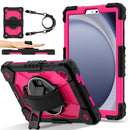 Contrast Color Robot Silicone Hybrid PC Tablet Case, For Samsung Galaxy Tab A11+
