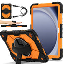 Contrast Color Robot Silicone Hybrid PC Tablet Case, For Samsung Galaxy Tab A11+