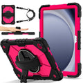 Contrast Color Robot Silicone Hybrid PC Tablet Case, For Samsung Galaxy Tab A11+