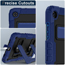 Big Holder Silicone Hydric PC Tablet Case with Shoulder Strap, For Samsung Galaxy Tab A9+