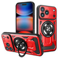 For iPhone 17 Pro Max Armor Rotating Holder MagSafe Phone Case