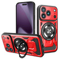 For iPhone 17 Pro Armor Rotating Holder MagSafe Phone Case