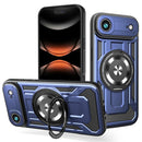For iPhone 17 Armor Rotating Holder MagSafe Phone Case