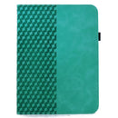 Rotatable Rhombus Embossed Smart Leather Tablet Case, For Samsung Galaxy Tab S9 FE+ / S9+