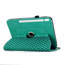 Rotatable Rhombus Embossed Smart Leather Tablet Case, For Samsung Galaxy Tab S9 FE+ / S9+