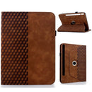 Rotatable Rhombus Embossed Smart Leather Tablet Case, For Samsung Galaxy Tab S9 FE+ / S9+