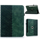 Rotatable Rhombus Embossed Smart Leather Tablet Case, For Samsung Galaxy Tab S9 FE+ / S9+