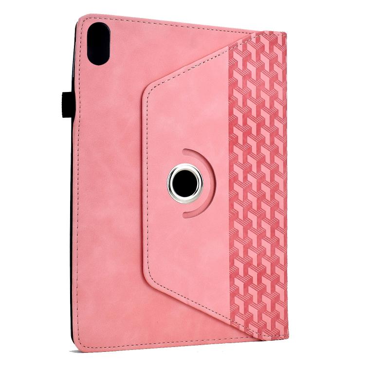 Rotatable Building Blocks Embossed Smart Leather Tablet Case, For iPad 11th Gen 2025 A16