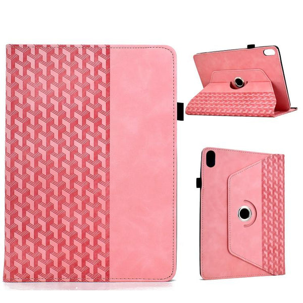Rotatable Building Blocks Embossed Smart Leather Tablet Case, For iPad 11th Gen 2025 A16