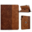 Rotatable Building Blocks Embossed Smart Leather Tablet Case, For iPad 11th Gen 2025 A16