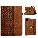 Rotatable Building Blocks Embossed Smart Leather Tablet Case, For iPad 11th Gen 2025 A16