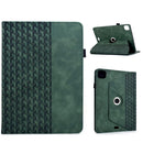 Rotatable Building Blocks Embossed Smart Leather Tablet Case, For iPad 11th Gen 2025 A16