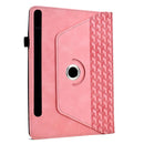 Rotatable Embossed Smart Leather Tablet Case For Samsung Galaxy Tab S9 FE+