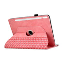Rotatable Embossed Smart Leather Tablet Case For Samsung Galaxy Tab S9 FE+