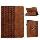 Rotatable Embossed Smart Leather Tablet Case For Samsung Galaxy Tab S9 FE+