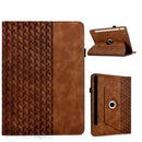 Rotatable Embossed Smart Leather Tablet Case For Samsung Galaxy Tab S9 FE+