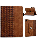 Rotatable Embossed Smart Leather Tablet Case For Samsung Galaxy Tab S9 FE+
