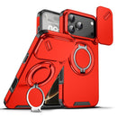 Sliding Camera shield Ring Holder Phone Case For iPhone 18 Pro