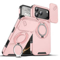 Sliding Camera shield Ring Holder Phone Case For iPhone 18 Pro Max