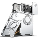 Sliding Camera shield Ring Holder Phone Case For iPhone 18 Pro