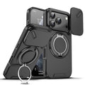 Sliding Camera shield Ring Holder Phone Case For iPhone 18 Pro