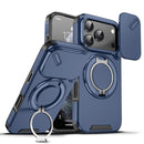 Sliding Camera shield Ring Holder Phone Case For iPhone 18 Pro