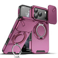 Sliding Camera shield Ring Holder Phone Case For iPhone 18 Pro
