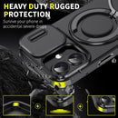 Sliding Camera shield Ring Holder Phone Case For iPhone 18 Pro
