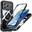 Tempered Glass MagSafe Phone Case For iPhone 17 Pro Max