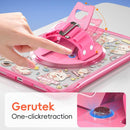 Pattern Rotation Grip Holder Clear PC TPU Tablet Case with Shoulder Strap, For iPad 11th gen 2025 A16