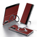 SULADA Smart View Window MagSafe Magnetic Holder Leather Phone Case, For Galaxy Z Fold8 5G, For Galaxy Z Fold8 Ultra 5G, For Galaxy Z Fold7 5G, For Galaxy Z Fold6
