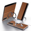 SULADA Smart View Window MagSafe Magnetic Holder Leather Phone Case, For Galaxy Z Fold8 5G, For Galaxy Z Fold8 Ultra 5G, For Galaxy Z Fold7 5G, For Galaxy Z Fold6