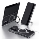 SULADA Smart View Window MagSafe Magnetic Holder Leather Phone Case, For Galaxy Z Fold8 5G, For Galaxy Z Fold8 Ultra 5G, For Galaxy Z Fold7 5G, For Galaxy Z Fold6