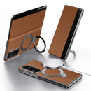 SULADA Smart View Window MagSafe Magnetic Holder Leather Phone Case, For Galaxy Z Fold8 5G, For Galaxy Z Fold8 Ultra 5G, For Galaxy Z Fold7 5G, For Galaxy Z Fold6